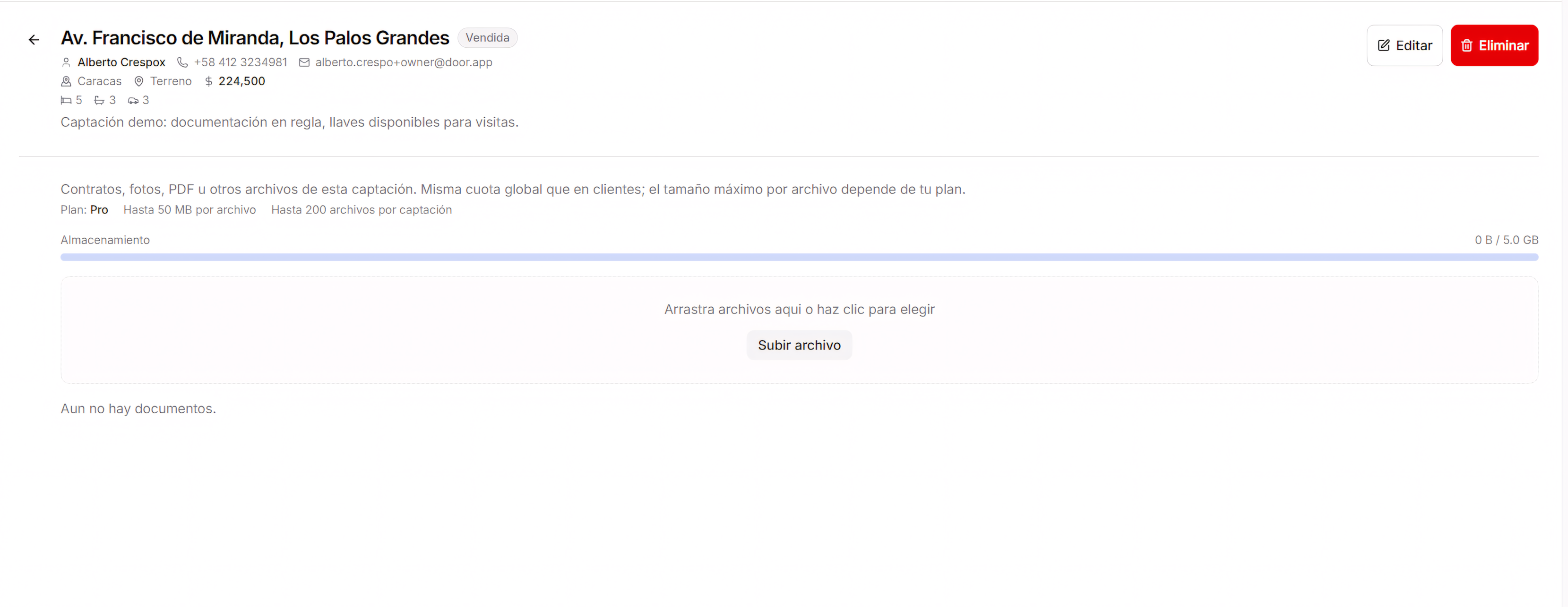Panel Documentos